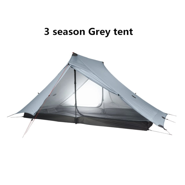 LanShan 2 Pro 2 Person Outdoor Ultralight Tent 3 Season 20D Nylon Both Sides Silicon Tent