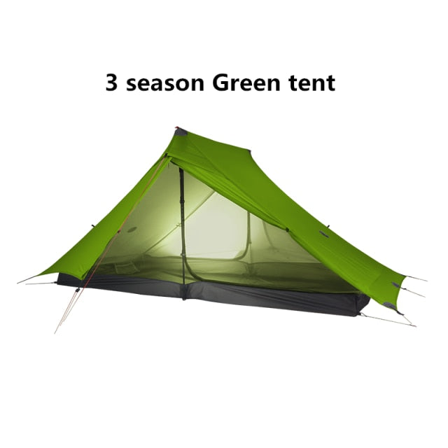 LanShan 2 Pro 2 Person Outdoor Ultralight Tent 3 Season 20D Nylon Both Sides Silicon Tent