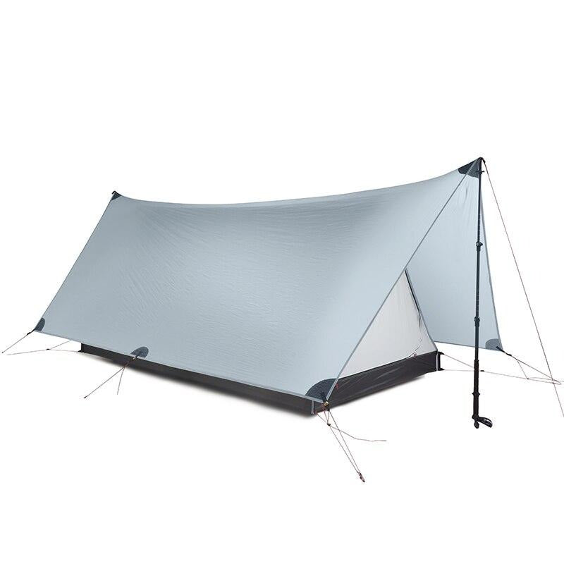 Shanjing 2 Person Ultralight 3 Season 20D Silnylon Rodless Multifunction Tent