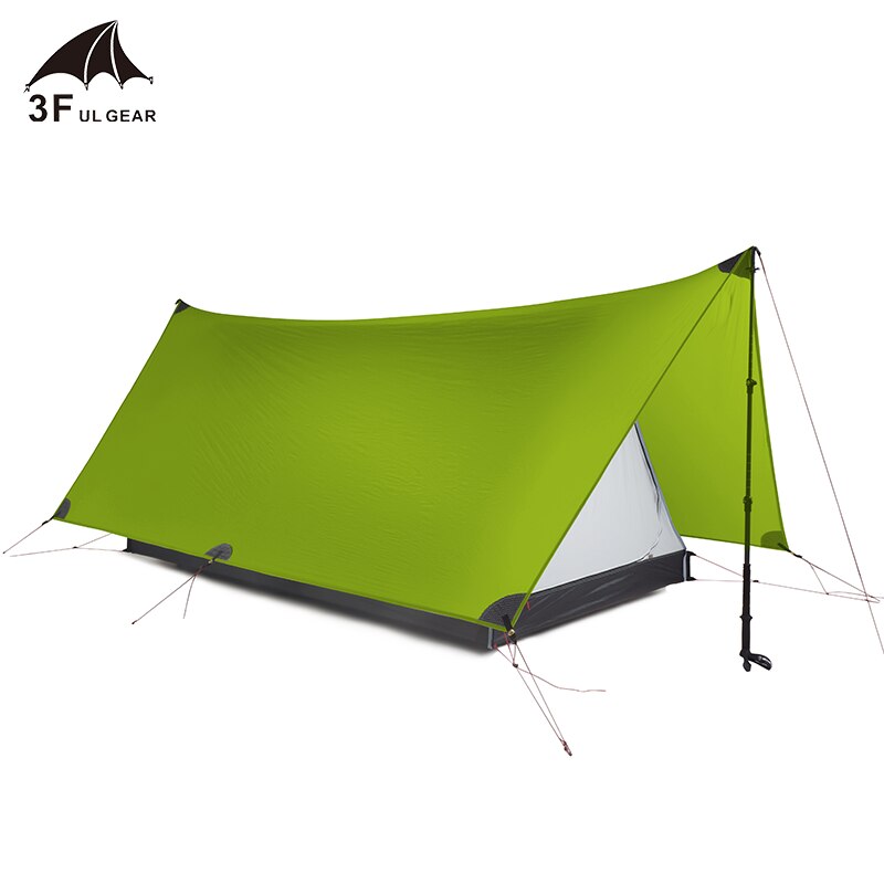Shanjing 2 Person Ultralight 3 Season 20D Silnylon Rodless Multifunction Tent