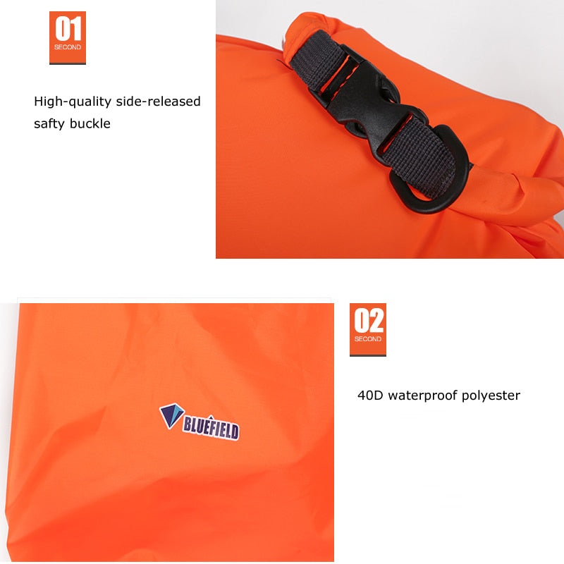 40L 70L Waterproof Dry Bag Pack Sack Swimming Rafting Kayaking River Trekking Floating Sailing