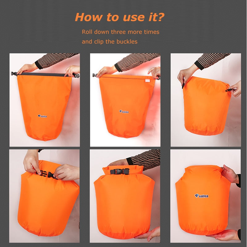 40L 70L Waterproof Dry Bag Pack Sack Swimming Rafting Kayaking River Trekking Floating Sailing