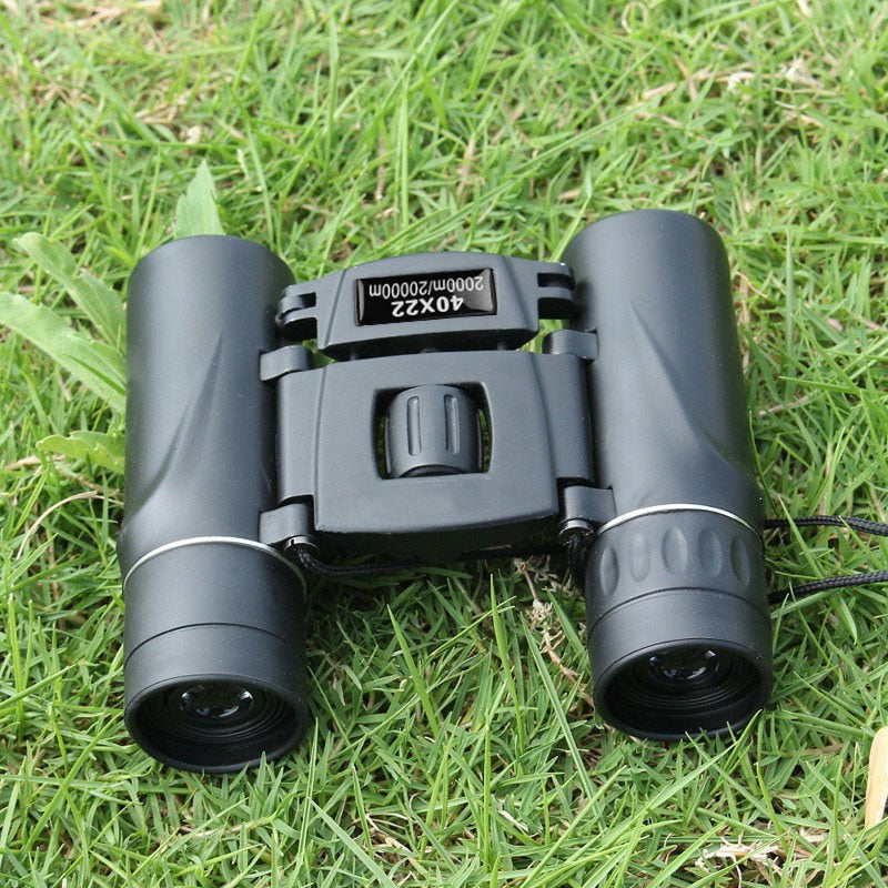 40x22 HD Powerful Binoculars 2000M Long Range Folding Mini Telescope BAK4 FMC Optics For Hunting