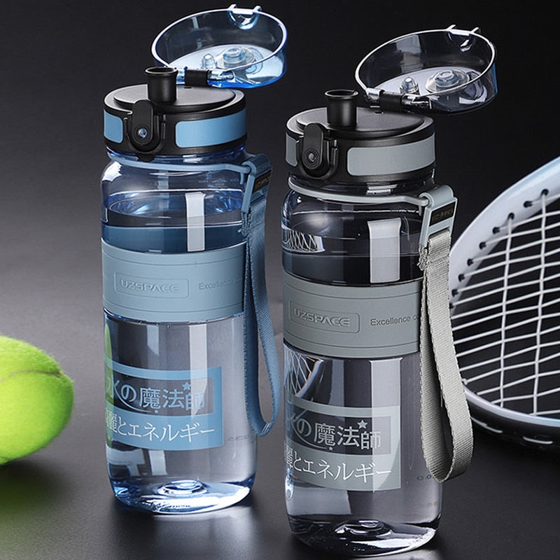 500/1000ML Sports Water Bottles BPA Free Portable LeakProof Shaker Outdoor Cold Juice Water Bottle