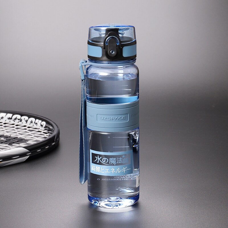 500/1000ml Water Bottles BPA Free Shaker Outdoor Sport Tour Drink Bottle Portable Leakproof