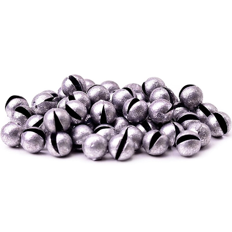 50pcs 0.3g 0.5g 0.7g 1g 1.5g 2g Fishing Supplies Of Lead Explosion Models Selling Sinkers Fish Accessory Fishing Tool