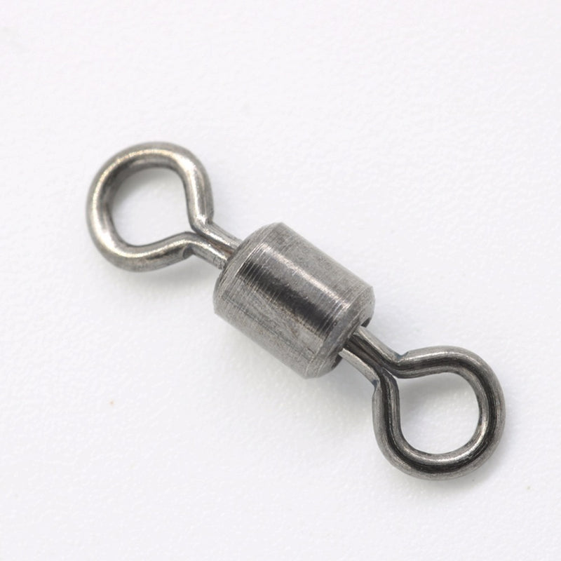 50pcs Ball Bearing Swivel Solid Ring Fishing Connector Barrel Rolling Swivel Lure Goods For Fishing Sea Fishing Accessories Tool