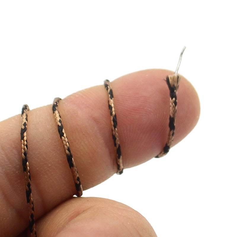 5m Braided Lead Core Carp Leader Line Camo Brown Mainline Leadcore for Carp Rig Chod Helicopter