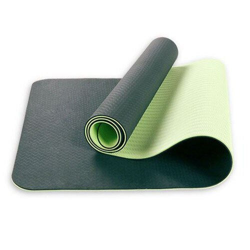 6MM TPE Yoga Mat Non-slip Mats Double Colour Body Building Fitness Exercise Equipment