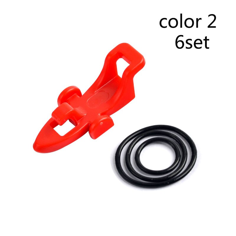 6Set/Plastic Fishing Hook Secure Keeper Holder Lure Accessories Jig Hooks Safe Keeping For Fishing Rod Tool Bait Casting