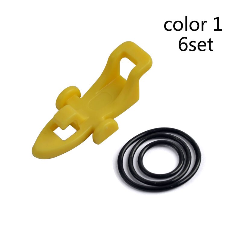6Set/Plastic Fishing Hook Secure Keeper Holder Lure Accessories Jig Hooks Safe Keeping For Fishing Rod Tool Bait Casting