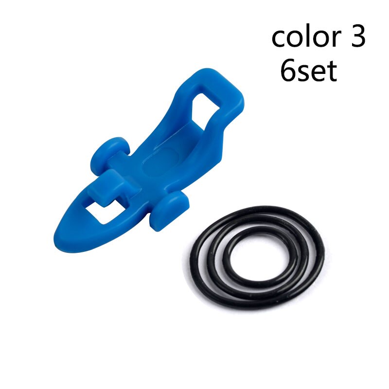6Set/Plastic Fishing Hook Secure Keeper Holder Lure Accessories Jig Hooks Safe Keeping For Fishing Rod Tool Bait Casting