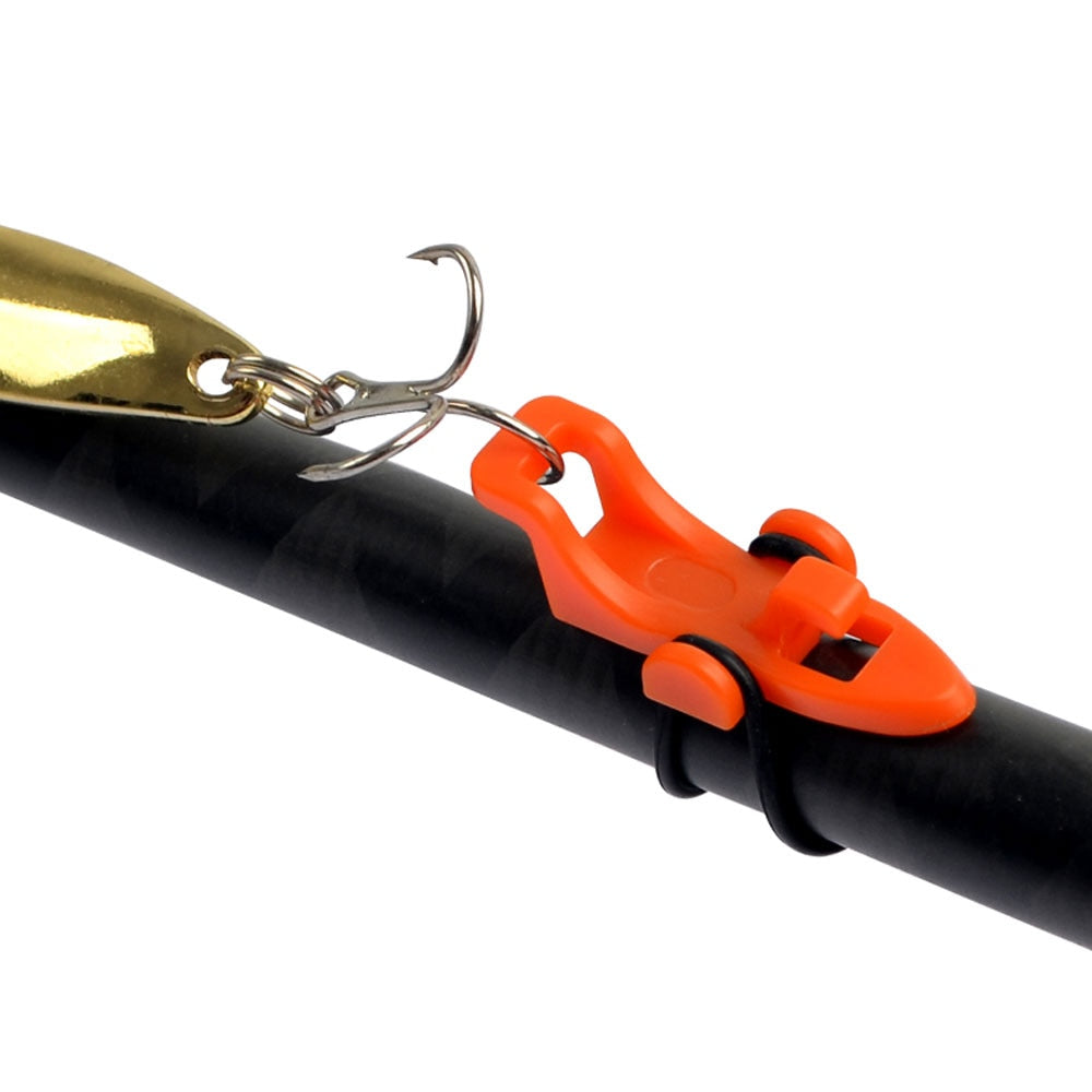6Set/Plastic Fishing Hook Secure Keeper Holder Lure Accessories Jig Hooks Safe Keeping For Fishing Rod Tool Bait Casting