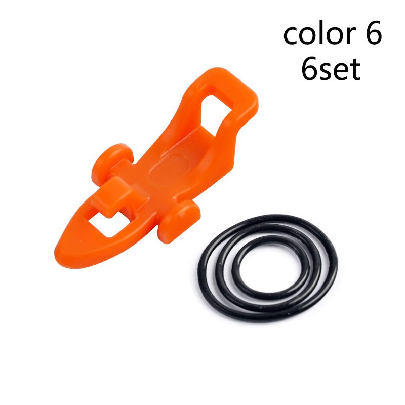 6Set/Plastic Fishing Hook Secure Keeper Holder Lure Accessories Jig Hooks Safe Keeping For Fishing Rod Tool Bait Casting