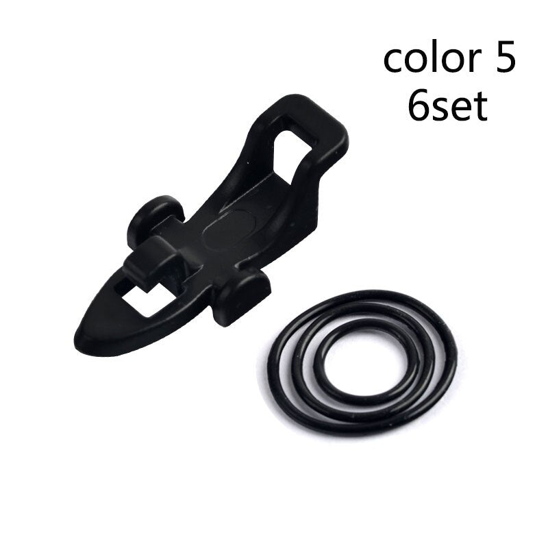 6Set/Plastic Fishing Hook Secure Keeper Holder Lure Accessories Jig Hooks Safe Keeping For Fishing Rod Tool Bait Casting