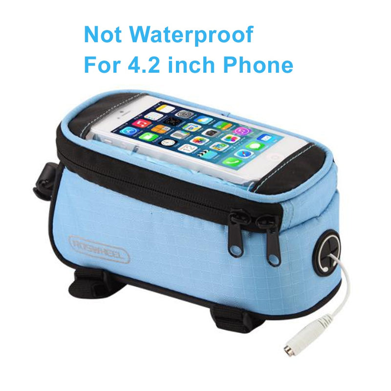 7.0 inch Touch Screen Phone Case Bag Bike Bicycle Front Top Tube Bag Waterproof Cycling Phone Mount For MTB Frame Handlebar Bag