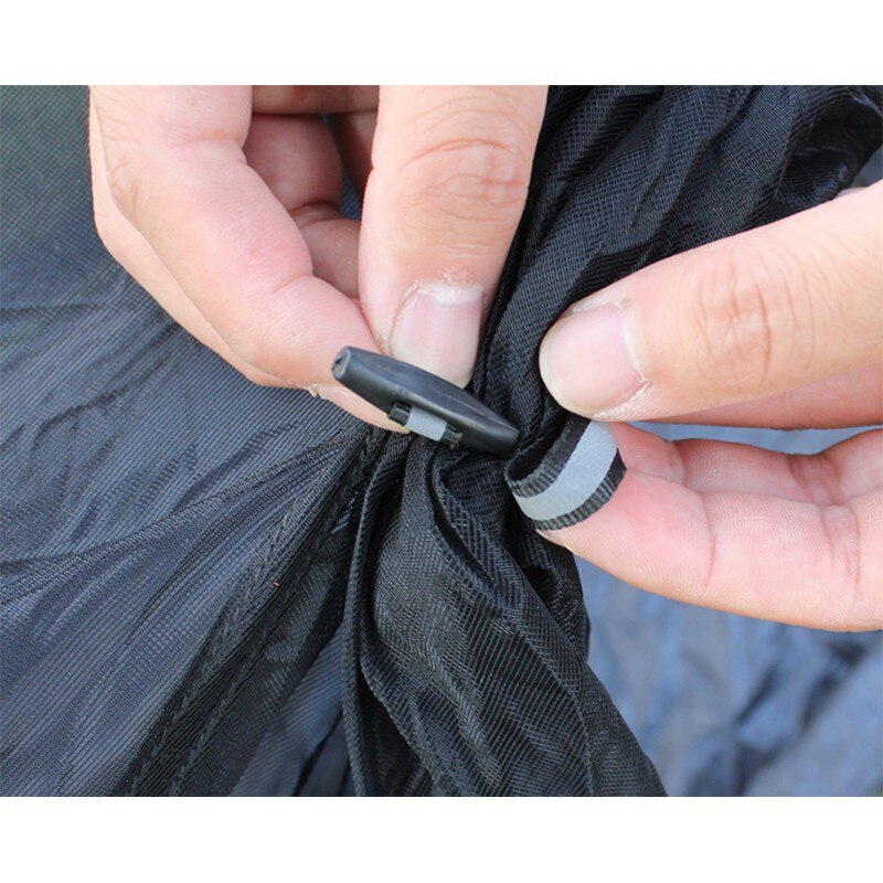 736g 15D Ultralight Two-Layer Pole-less UL Trekking Pole Pyramid Tent