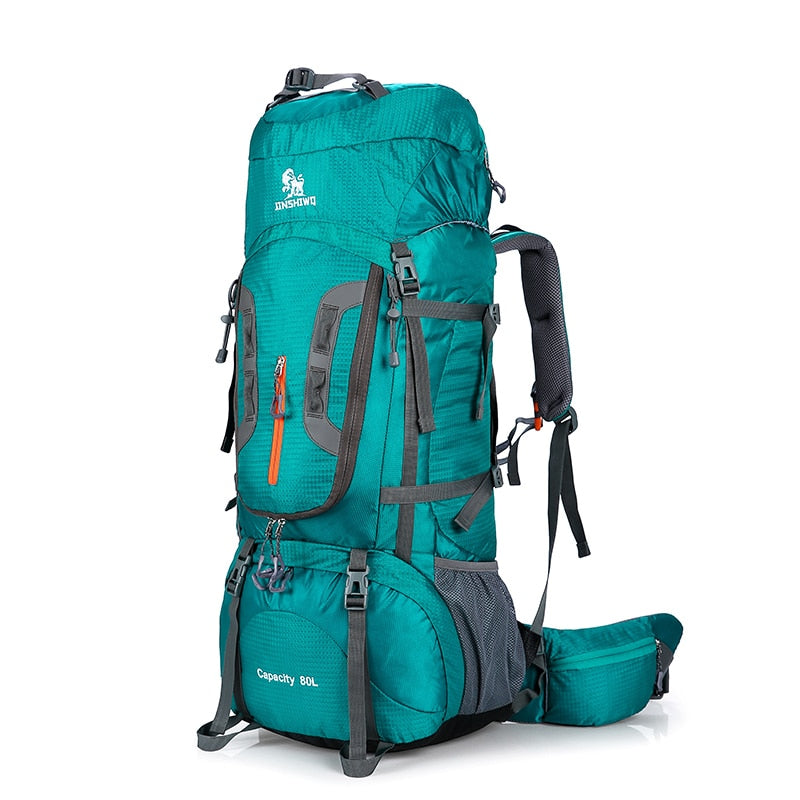 80L Camping Hiking Backpacks Big Outdoor Bag Backpack Nylon superlight Sport Travel Bag Aluminum