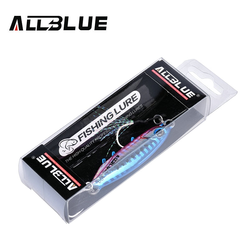 ALLBLUE New DRAGER Metal Cast Jig Spoon 15G 30G Shore Casting Jigging Lead Fish Sea Bass Fishing Lure  Artificial Bait Tackle