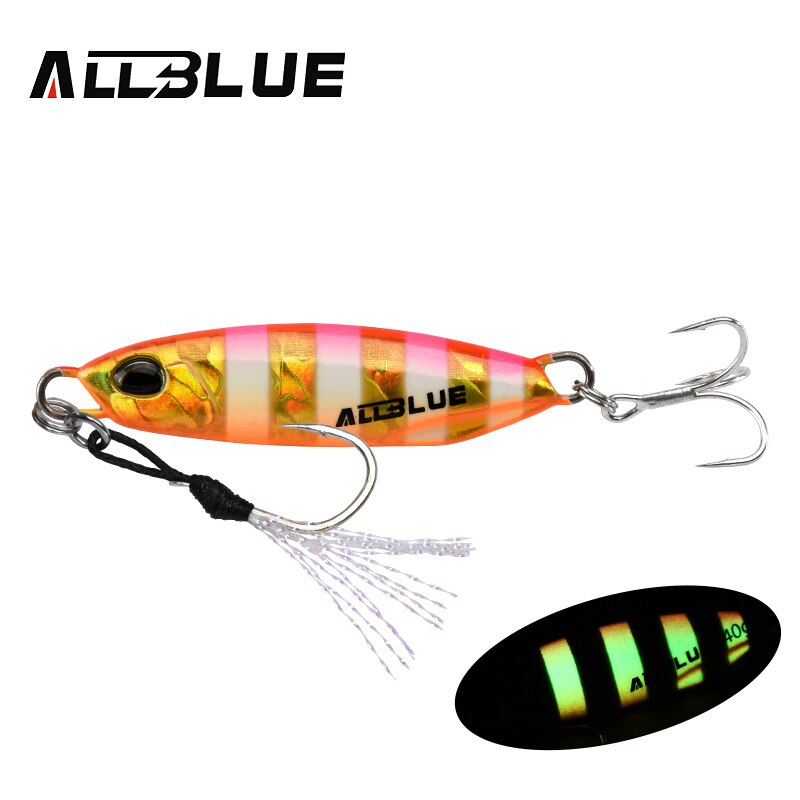 ALLBLUE New DRAGER Metal Cast Jig Spoon 15G 30G Shore Casting Jigging Lead Fish Sea Bass Fishing Lure  Artificial Bait Tackle