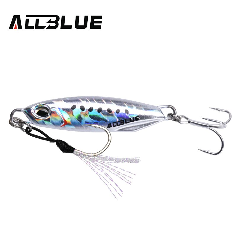 ALLBLUE New DRAGER Metal Cast Jig Spoon 15G 30G Shore Casting Jigging Lead Fish Sea Bass Fishing Lure  Artificial Bait Tackle