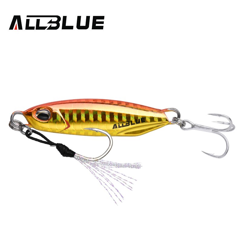 ALLBLUE New DRAGER Metal Cast Jig Spoon 15G 30G Shore Casting Jigging Lead Fish Sea Bass Fishing Lure  Artificial Bait Tackle
