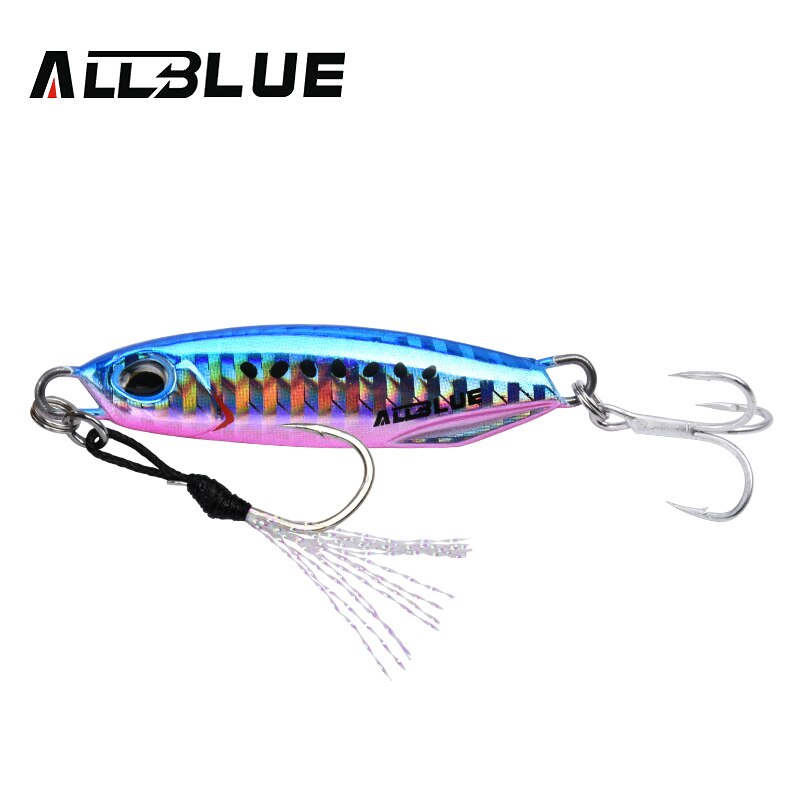 ALLBLUE New DRAGER Metal Cast Jig Spoon 15G 30G Shore Casting Jigging Lead Fish Sea Bass Fishing Lure  Artificial Bait Tackle