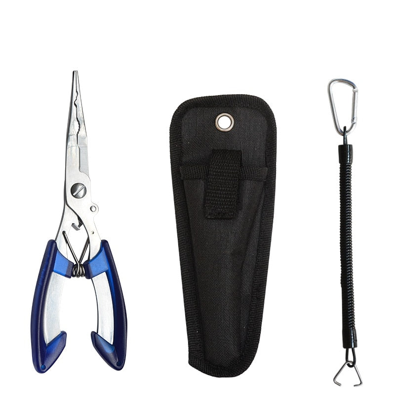 ALMIGHTY EAGLE Fishing Pliers fish line Cutter Scissors Mini fish hook