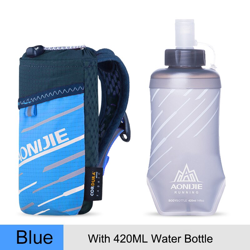 Light Weight Handheld Quick Grip Quick Stow Flask Water Bottle Carrier Bag 6.8" Phone Holder
