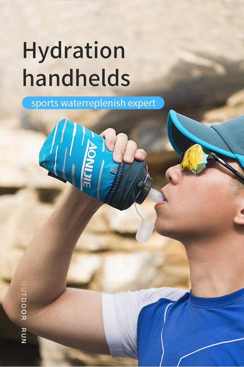 Light Weight Handheld Quick Grip Quick Stow Flask Water Bottle Carrier Bag 6.8" Phone Holder