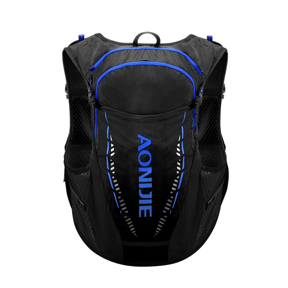 Black Ultra Vest 10L Hydration Backpack Pack Bag Free Water Bladder Bottle Trail Running Marathon