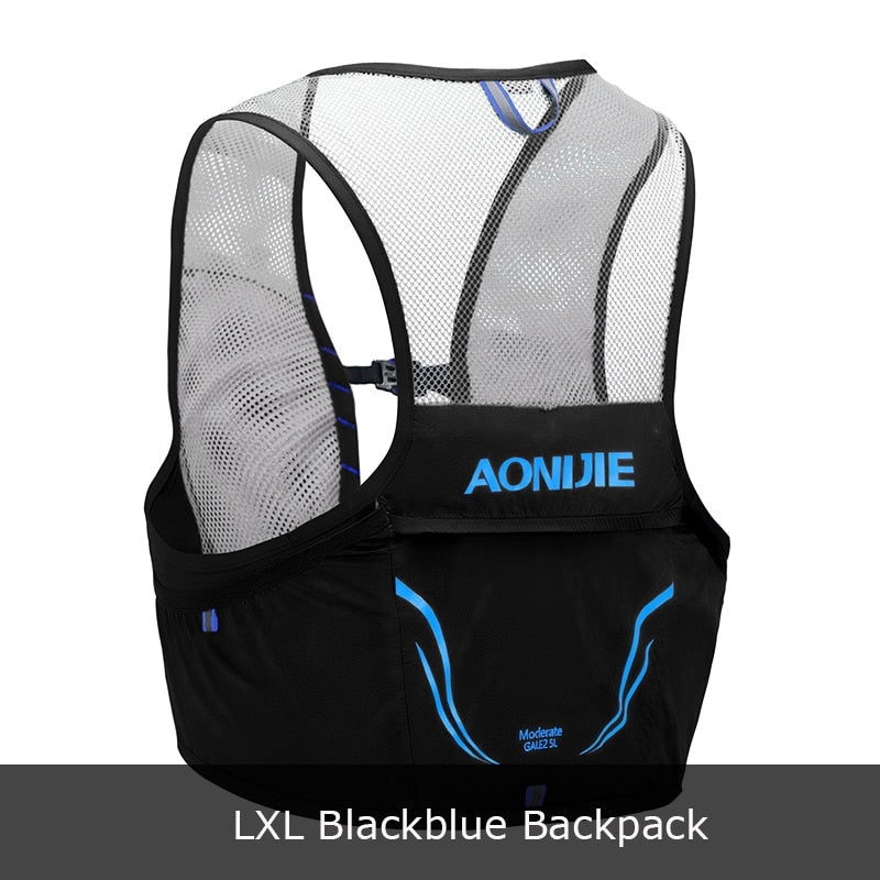 2.5L Portable Hydration Pack Running Backpack Rucksack Bag Vest Harness For Hiking Camping