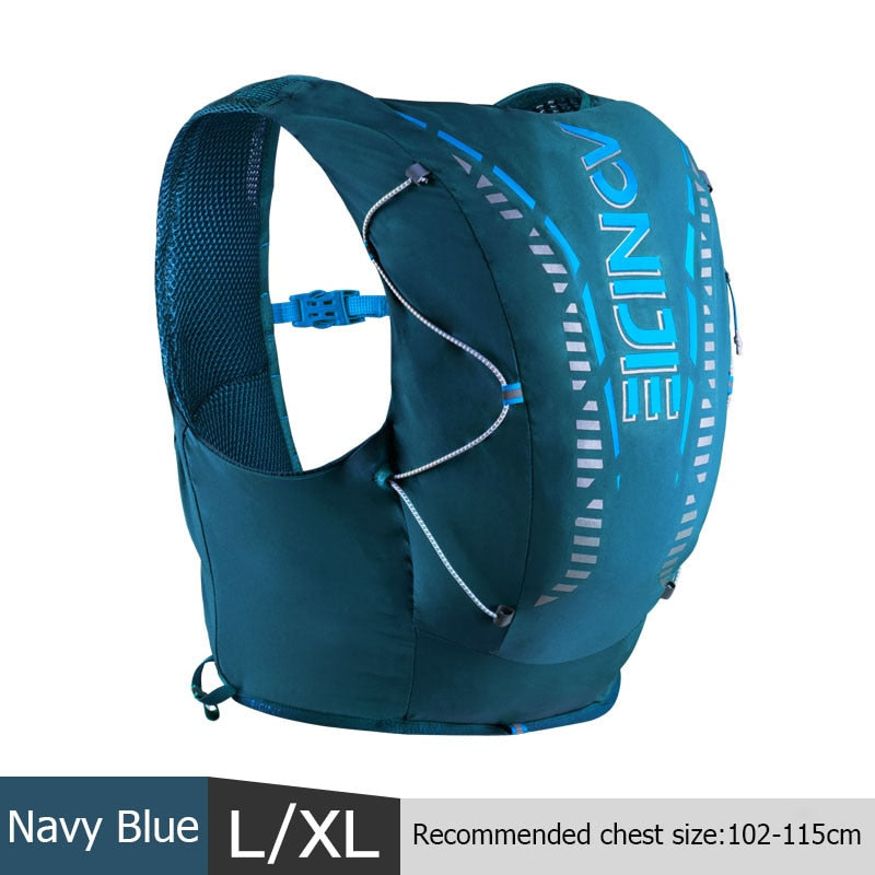 12L Sports Off Road Backpack Running Hydration Bag Vest Soft For Hiking Trail Cycling Marathon Race