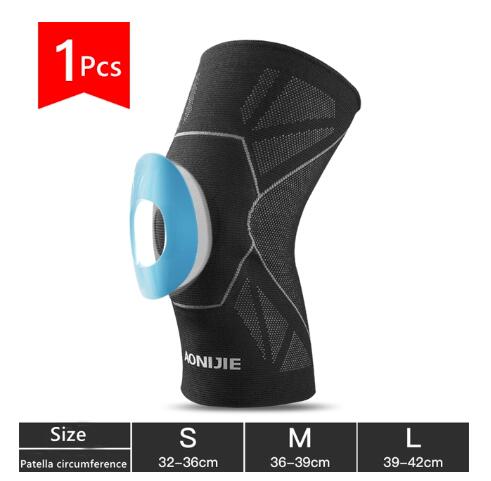 E4108 One Piece Protective Knee Brace Support Compression Sleeve Knee Pad Wrap Volleyball Kneepad