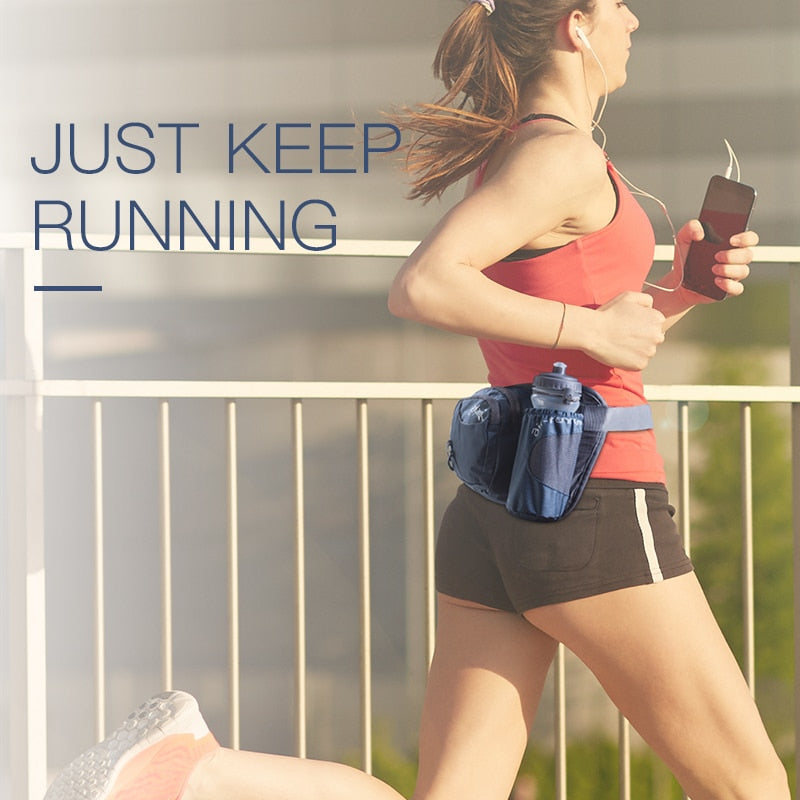 Hydration Fanny Pack Waist Bag Bum Bag Running Belt Water Bottle Holder Jogging Marathon