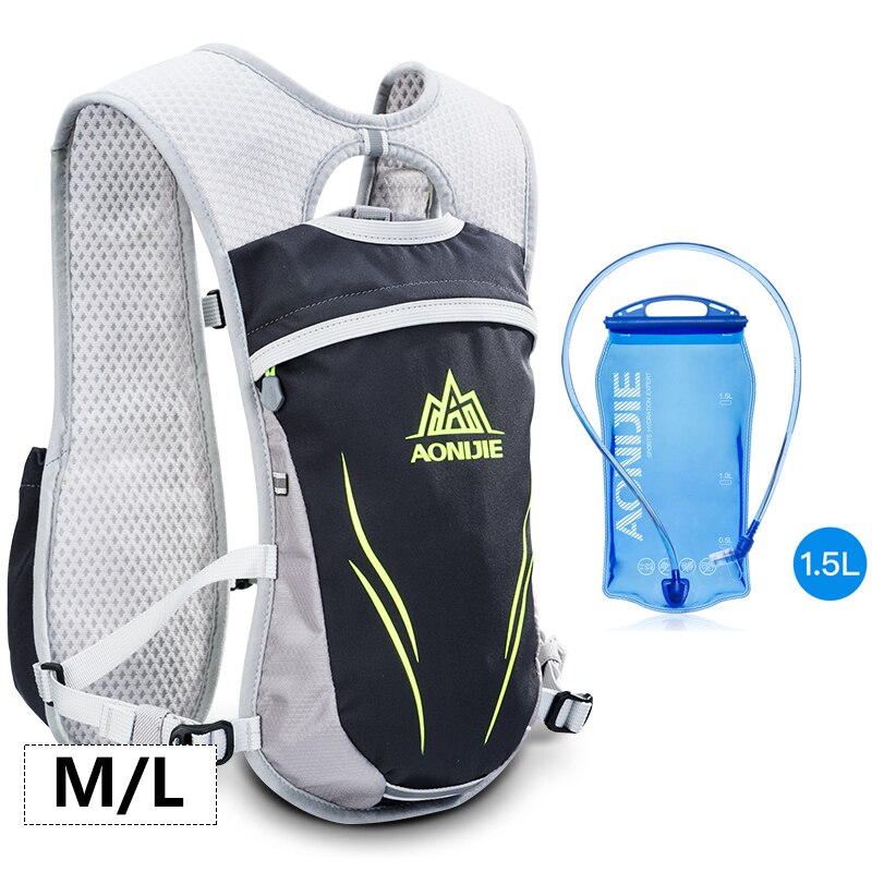 Hydration Backpack Rucksack Bag Vest Harness For 1.5L Water Bladder Hiking Camping Running