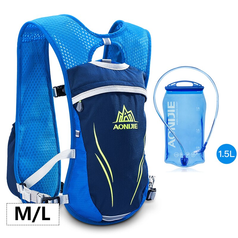 Hydration Backpack Rucksack Bag Vest Harness For 1.5L Water Bladder Hiking Camping Running