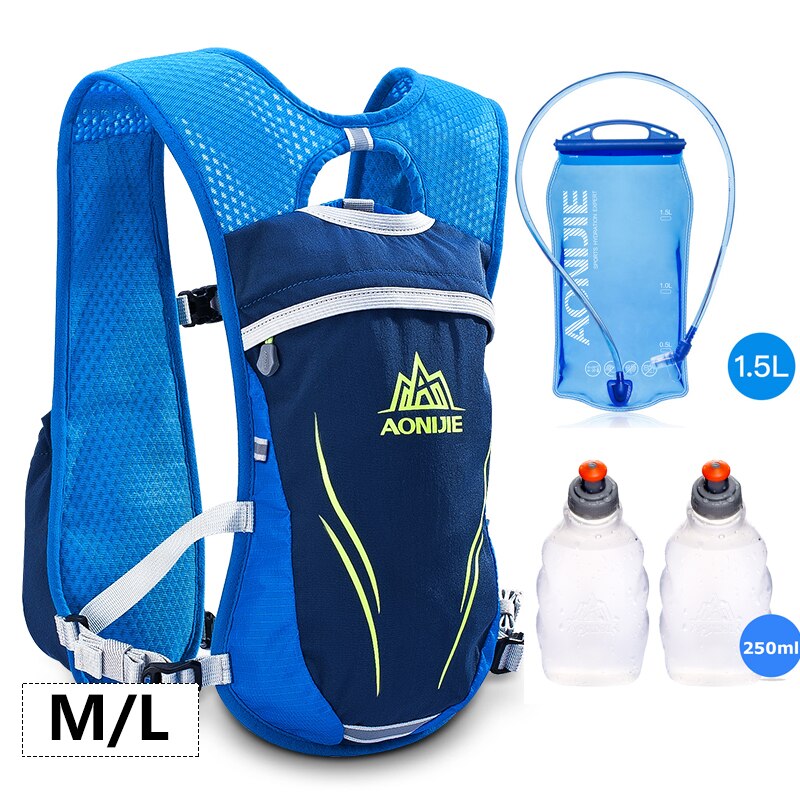 Hydration Backpack Rucksack Bag Vest Harness For 1.5L Water Bladder Hiking Camping Running