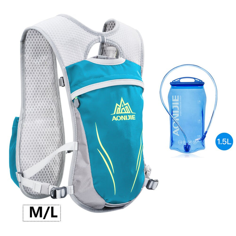 Hydration Backpack Rucksack Bag Vest Harness For 1.5L Water Bladder Hiking Camping Running