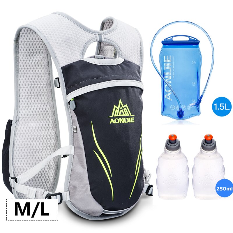 Hydration Backpack Rucksack Bag Vest Harness For 1.5L Water Bladder Hiking Camping Running