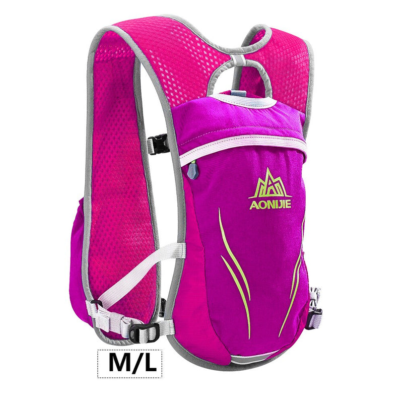Hydration Backpack Rucksack Bag Vest Harness For 1.5L Water Bladder Hiking Camping Running