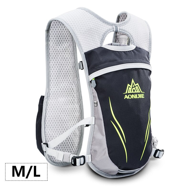 Hydration Backpack Rucksack Bag Vest Harness For 1.5L Water Bladder Hiking Camping Running