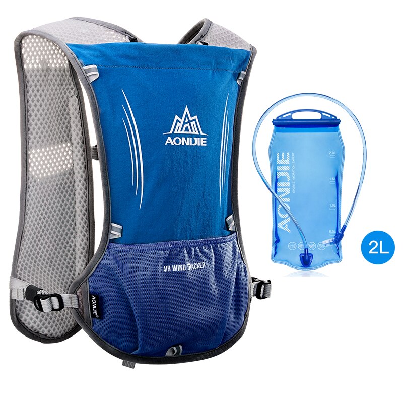 5L Hydration Backpack Rucksack Bag Vest Harness For 1.5L Water Bladder Hiking Camping Running
