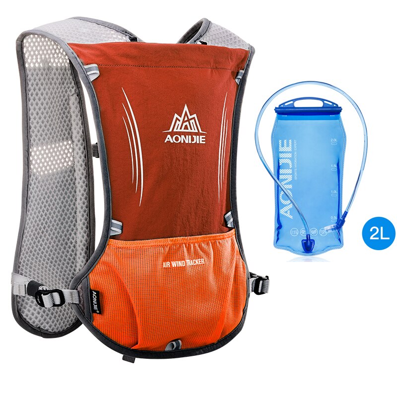 5L Hydration Backpack Rucksack Bag Vest Harness Water Bladder Hiking Camping Running