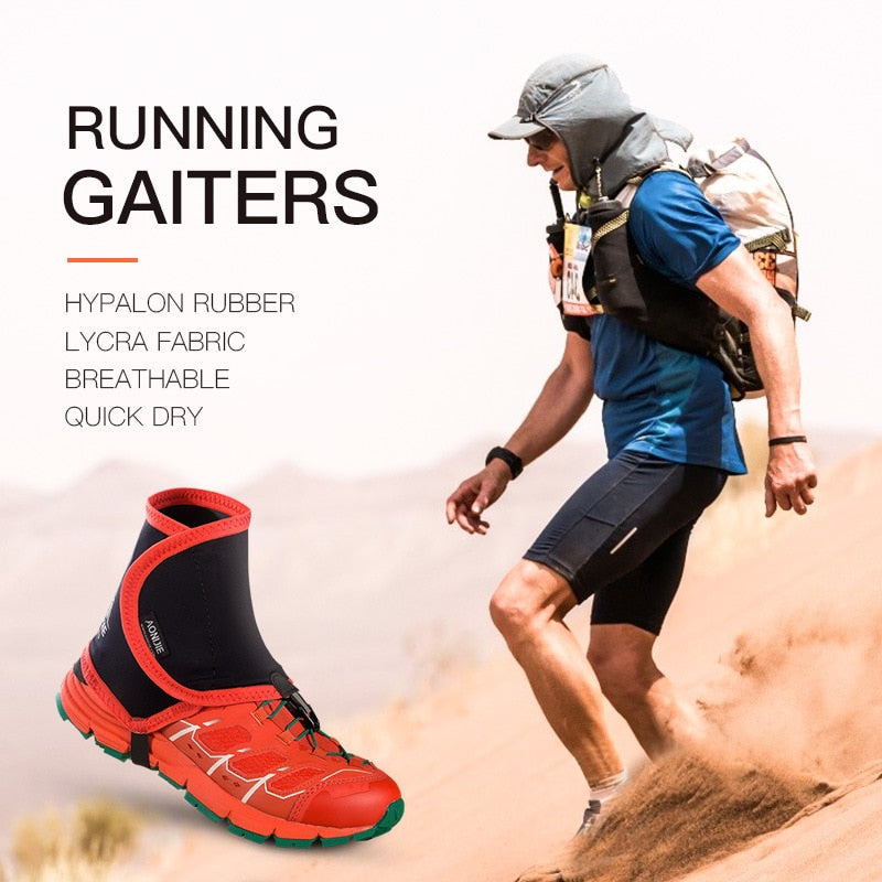 E940 Outdoor Unisex High Trail Reflective Gaiters Protective Sandproof Shoe Covers