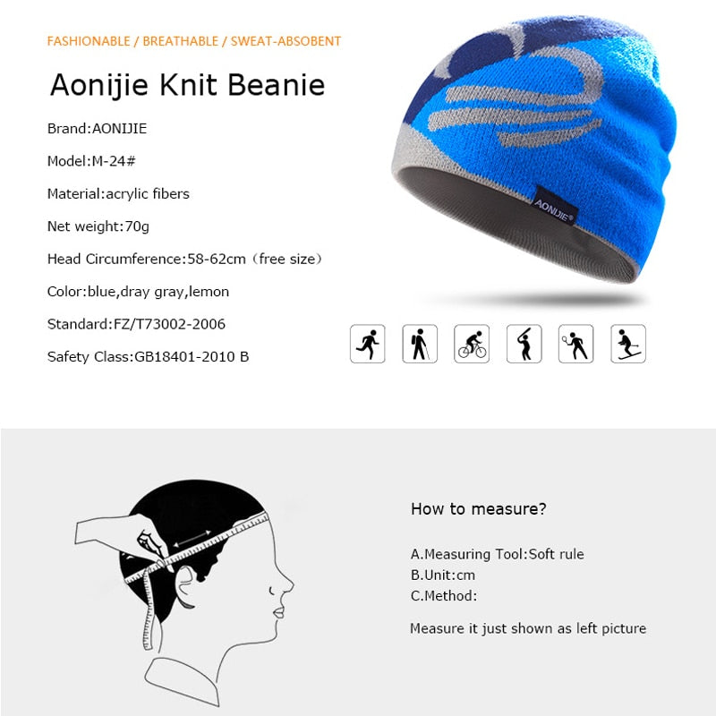 M24 Unisex Winter Warm Sports Knit Beanie Hat Skull Cap