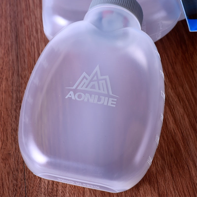 Water Bottle Flask Storage Container BPA Free For Running Hydration Belt Backpack Waist Bag