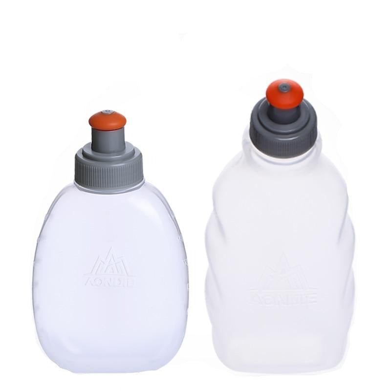 Water Bottle Flask Storage Container BPA Free For Running Hydration Belt Backpack Waist Bag