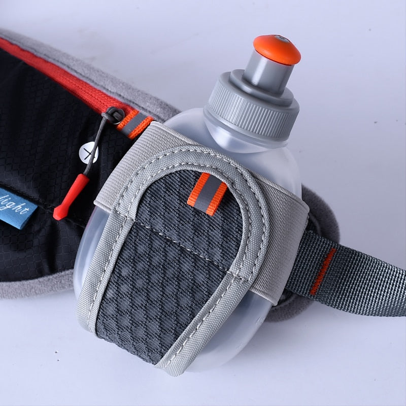 Water Bottle Flask Storage Container BPA Free For Running Hydration Belt Backpack Waist Bag
