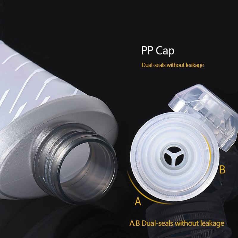 TPU Collapsible 170ML Sports Nutrition Energy Gel Soft Flask Water Bottle Reservoir